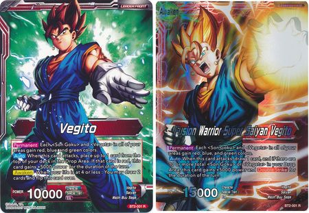 Fusion Warrior Super Saiyan Vegito BT2-001 R